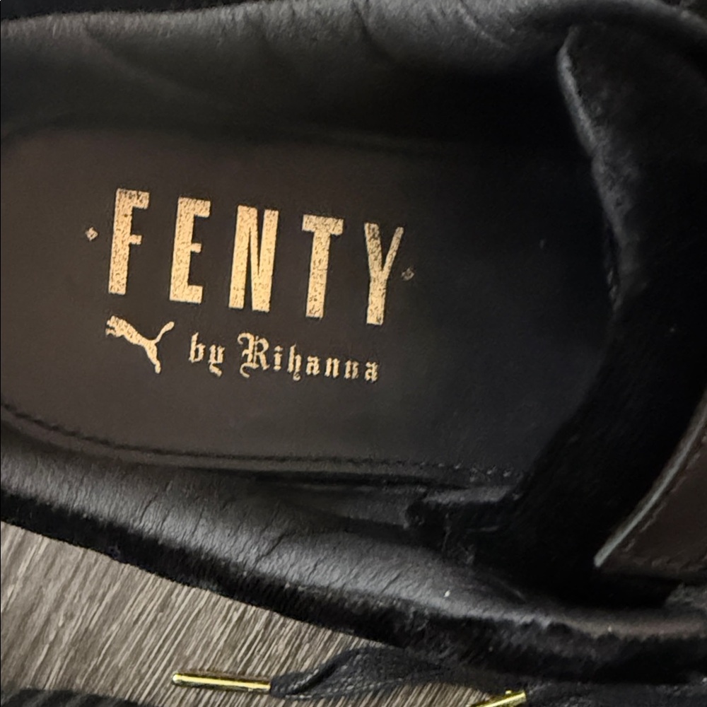 Puma Fenty Black Velvet Sneakers - Picture 4 of 5
